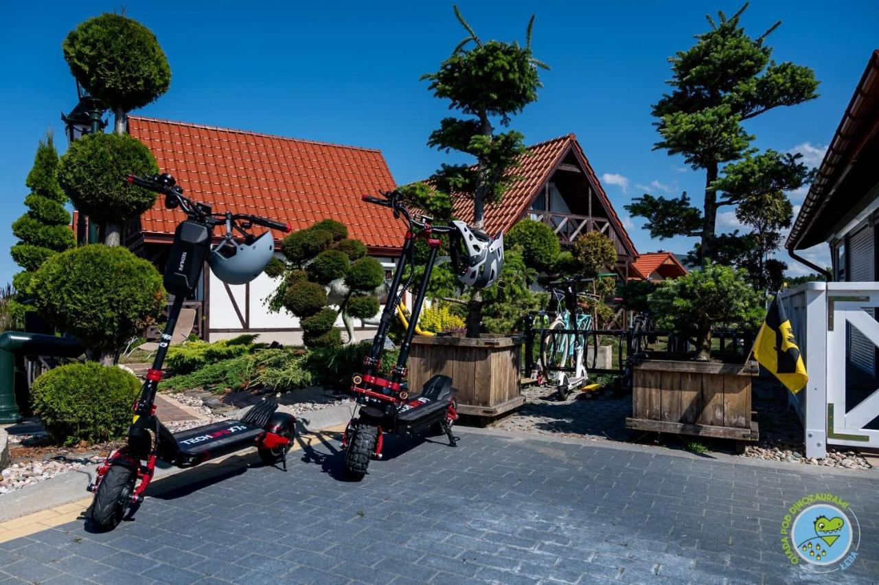 Osada Pod Dinozaurami Domki Leba/ Nowecin Villa Exterior photo